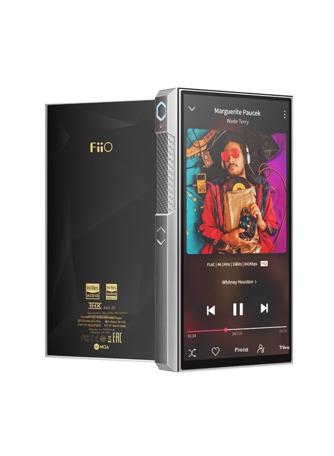 FiiO فييو M11 بلس مشغل MP3 هاي فاي موسيقى بدون فقدان أندرويد محمول بلوتوث شاشة تعمل باللمس متوازن دي إس دي ديكودر إصدار الفولاذ المقاوم للصدأ - Image 3