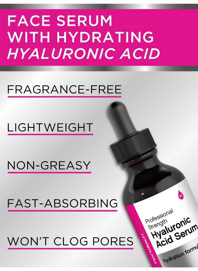 Horbäach Horbäach Hyaluronic Acid Serum For Face | 2 oz | Paraben & SLS Free Moisturizer  - Image 5