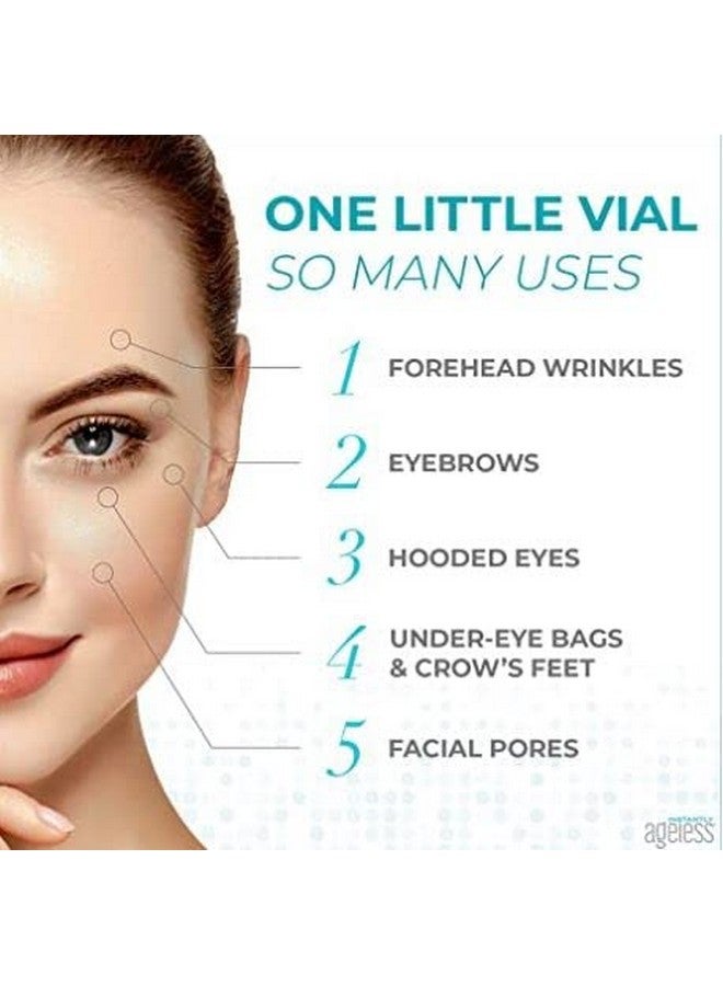 Instantly Ageless Facelift in A Box - Instant Eye Bag Remover Puffiness -1 Box of 25 Vials and Free Makeup Bag - Instant Under Eye Bags Remover - Instant Wrinkle Remover for Face Instant Lift - Image 3
