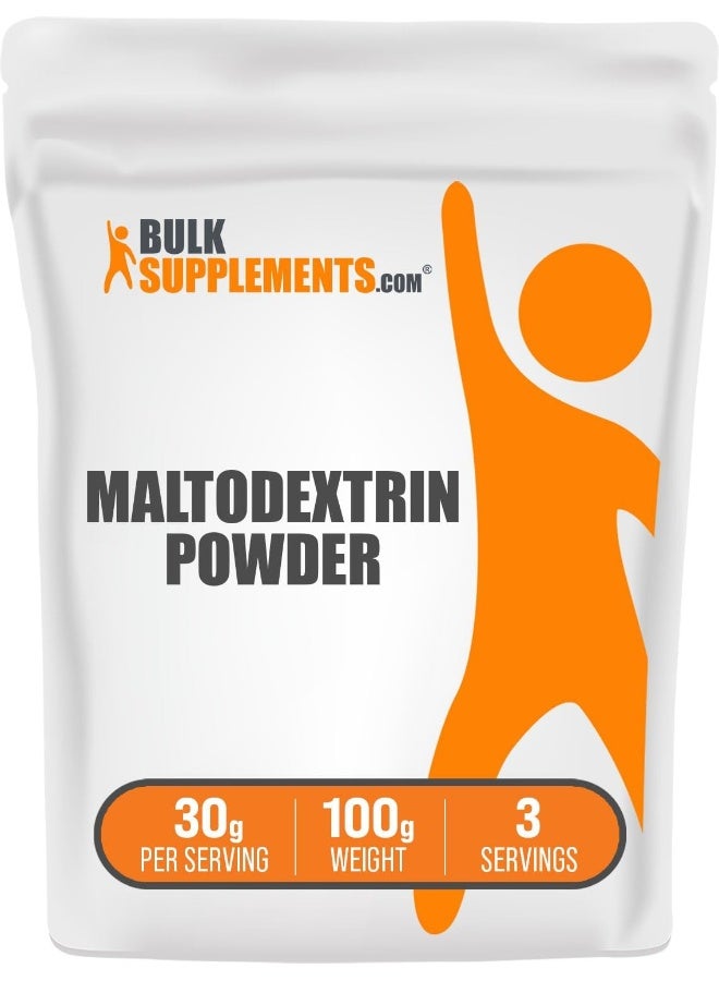 BulkSupplements .كوم مسحوق المالتوديكسترين - مكمل غذائي أثناء التمرين - مسحوق الكربوهيدرات - مسحوق طاقة التمرين (100 جرام - 3.5 أونصة) - Image 1