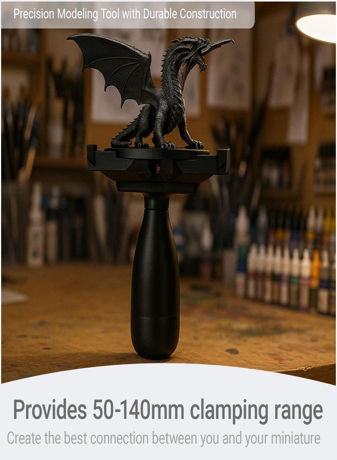 HUBEST Painting Handle,Model Painting Holder for Miniautres,DND,Scale Model,Fantasy Figurines,War Game Accessories (Large) - Image 3