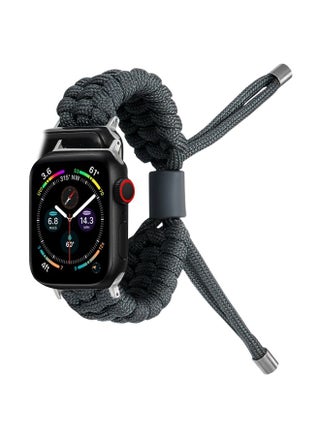 Replacement Strap Stretch Plain Silicone Bean Watch Band For Apple Watch 42mm Dark Grey - pzsku/Z3A5BF6DBB2BA3E80A28EZ/45/_/1714875580/14341db9-37c1-459a-aa11-576f0f25f79f