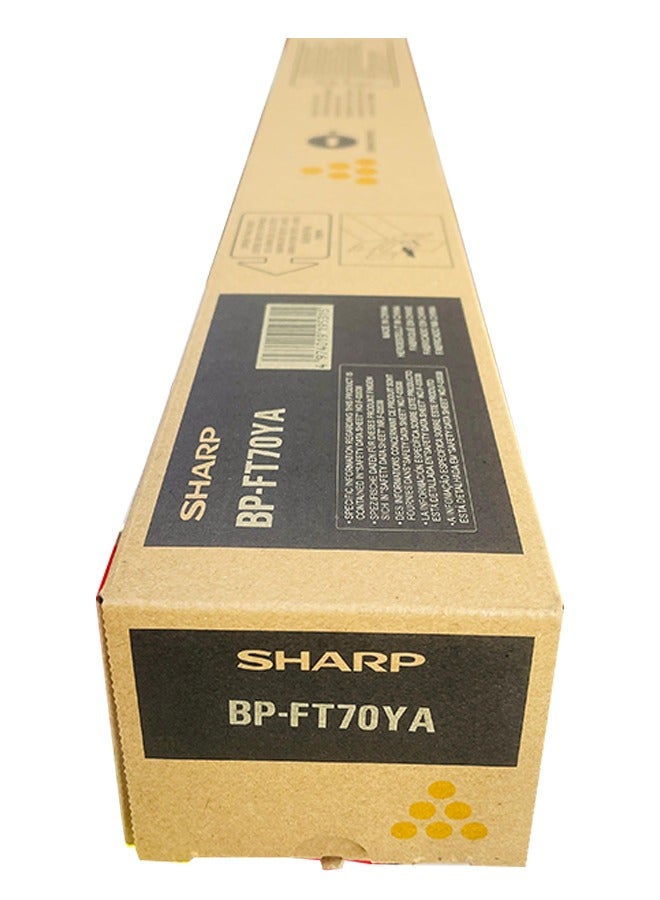 شارب خراطيش حبر BP-FT70 صفراء، ~24,000 صفحة إنتاج، لـ BP-50C31 | BP-FT70YA - Image 1