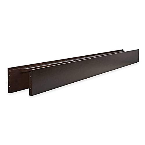 CC KITS FullSize Conversion Kit Bed Rails for Baby Appleseed and EcoChic Convertible Cribs  Solid Wood Rail  Toddler and Adult Bed Rail for FullSize Beds  Nursery and Baby Furniture Espresso Option 1 - Image 1