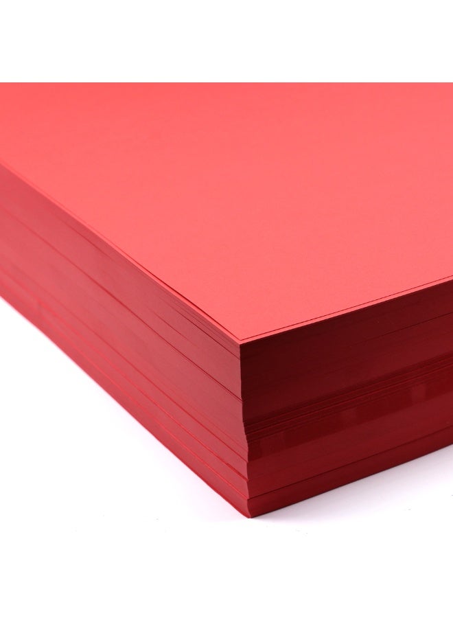 firstnock Color Card Paper Red, A3 - 10 Sheets - 250GSM Thick Colored Card Stock - Premium Craft Paper for DIY, Invitations, Arts & Crafts and Printing - Image 2