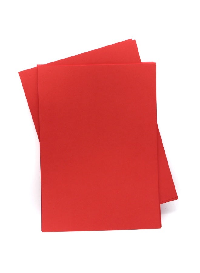 firstnock Color Card Paper Red, A3 - 10 Sheets - 250GSM Thick Colored Card Stock - Premium Craft Paper for DIY, Invitations, Arts & Crafts and Printing - Image 5