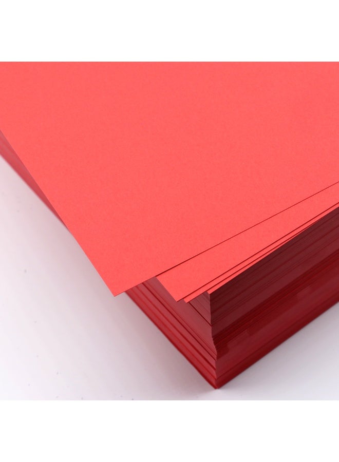 firstnock Color Card Paper Red, A3 - 10 Sheets - 250GSM Thick Colored Card Stock - Premium Craft Paper for DIY, Invitations, Arts & Crafts and Printing - Image 4