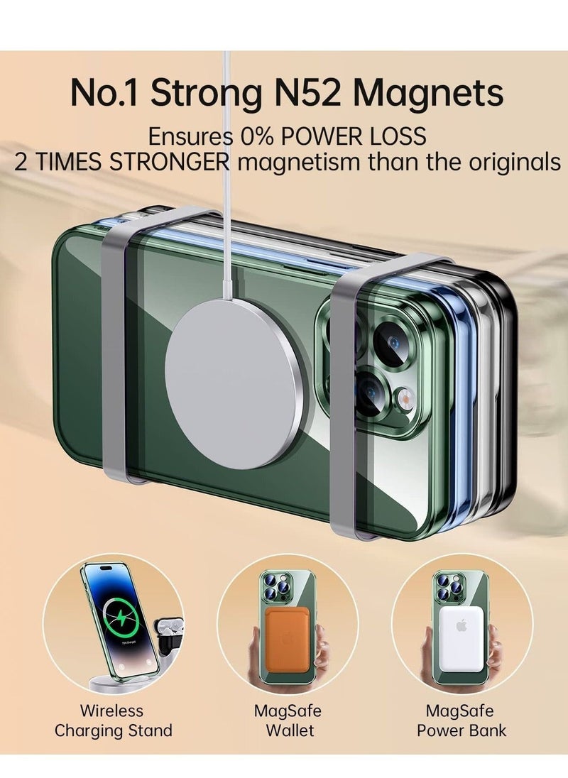 Raxoom Magnetic Clear Case for iPhone 14 Pro Max Case with Full Camera Protection - Image 4