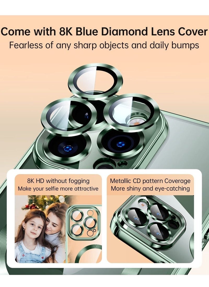 Raxoom Magnetic Clear Case for iPhone 14 Pro Max Case with Full Camera Protection - Image 3