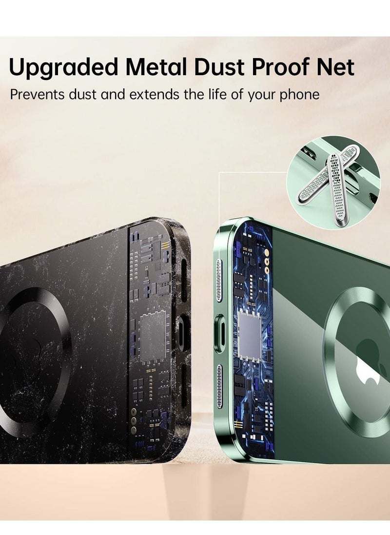 Raxoom Magnetic Clear Case for iPhone 14 Pro Max Case with Full Camera Protection - Image 2