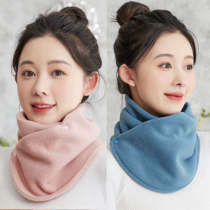 2024 Winter Fleece-Lined Thickened Warm Neck Protection Scarf For Men And Women Riding Cold-Proof Windproof Multifunctional All-Match Scarf Neck - Image 2