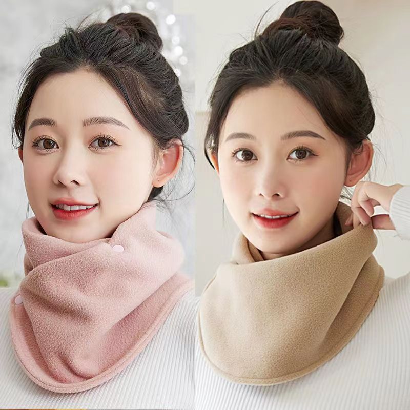 2024 Winter Fleece-Lined Thickened Warm Neck Protection Scarf For Men And Women Riding Cold-Proof Windproof Multifunctional All-Match Scarf Neck - Image 3