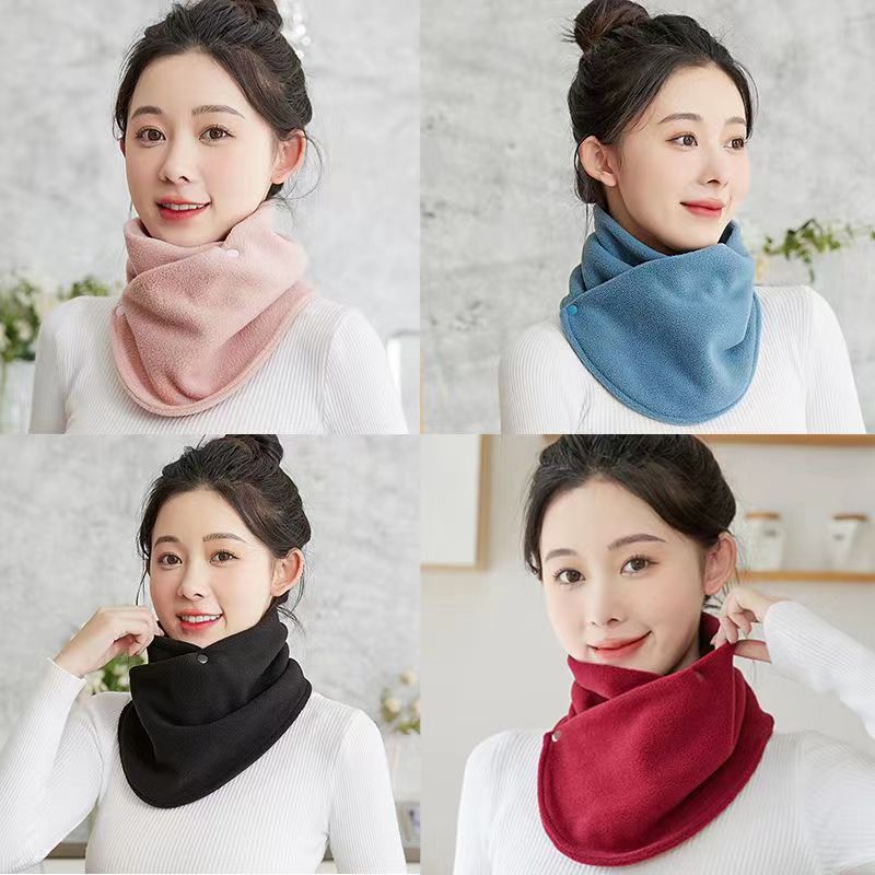 2024 Winter Fleece-Lined Thickened Warm Neck Protection Scarf For Men And Women Riding Cold-Proof Windproof Multifunctional All-Match Scarf Neck - Image 4