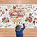 OHOME Happy New Year Giant Coloring PosterTablecloth New Years Decorations 202630 x 72 Inches Jumbo Coloring Banner Kids Crafts Activities Party Decorations New Years Eve Party Supplies - Image 3