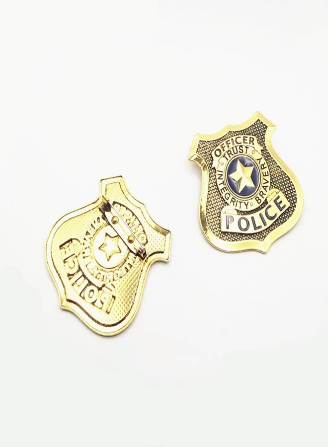 Finduat 2 Pcs America Police Badge, Cosplay Props, Police Pin, Sheriff Cop Badge Pin - Image 5