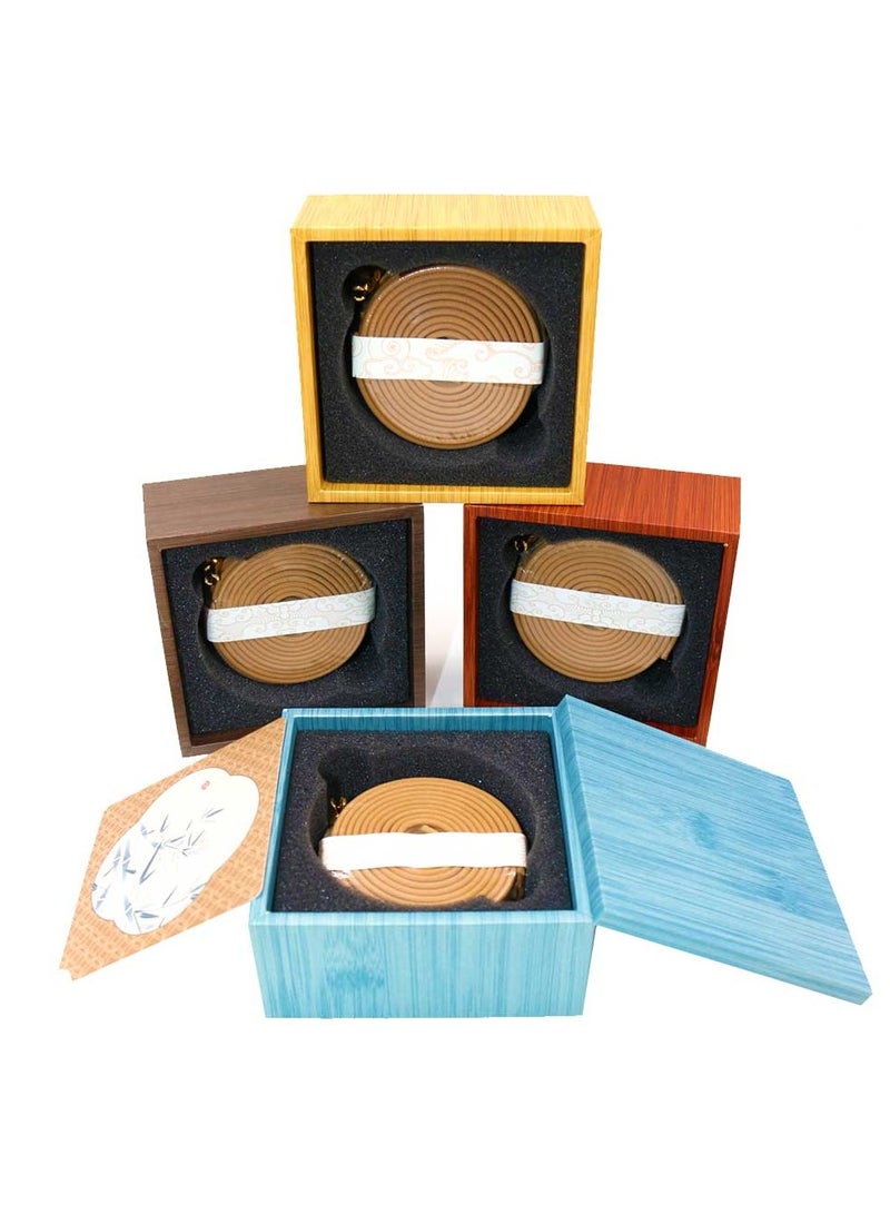 Bakhoor BoSidin Premium Cambodian Incense Gift Box – 20pcs Coil Incense (4-Hour Burn Time Each) with Elegant Mini Holder  - Image 3