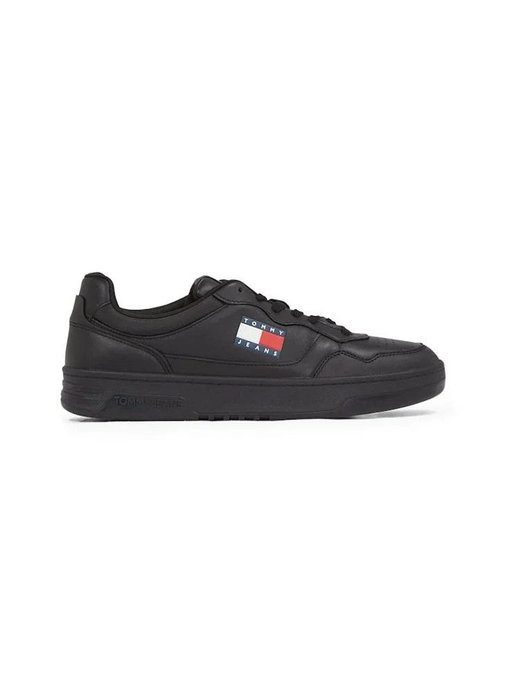 تومي جينز LEATHER TRAINERS