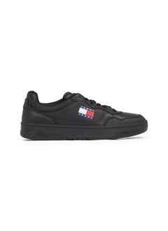 TOMMY JEANS LEATHER TRAINERS  - Image 1