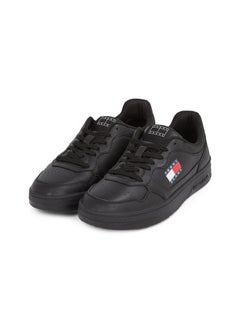 TOMMY JEANS LEATHER TRAINERS  - Image 4