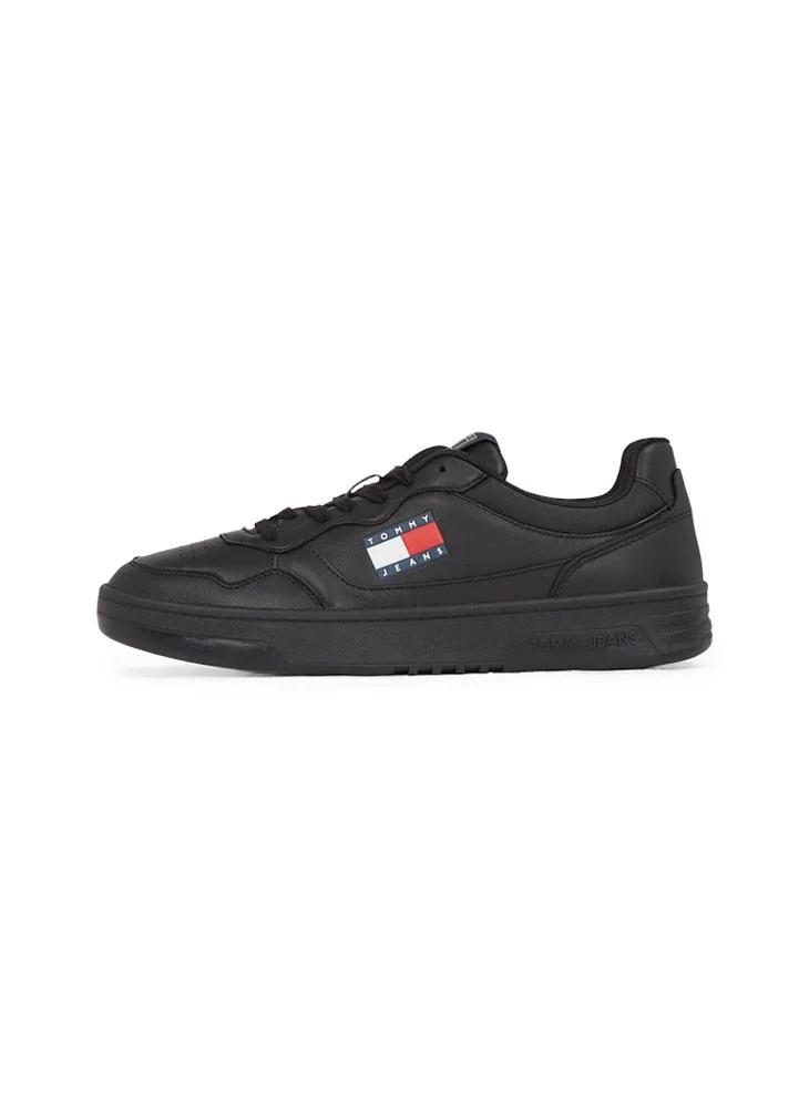 تومي جينز LEATHER TRAINERS
