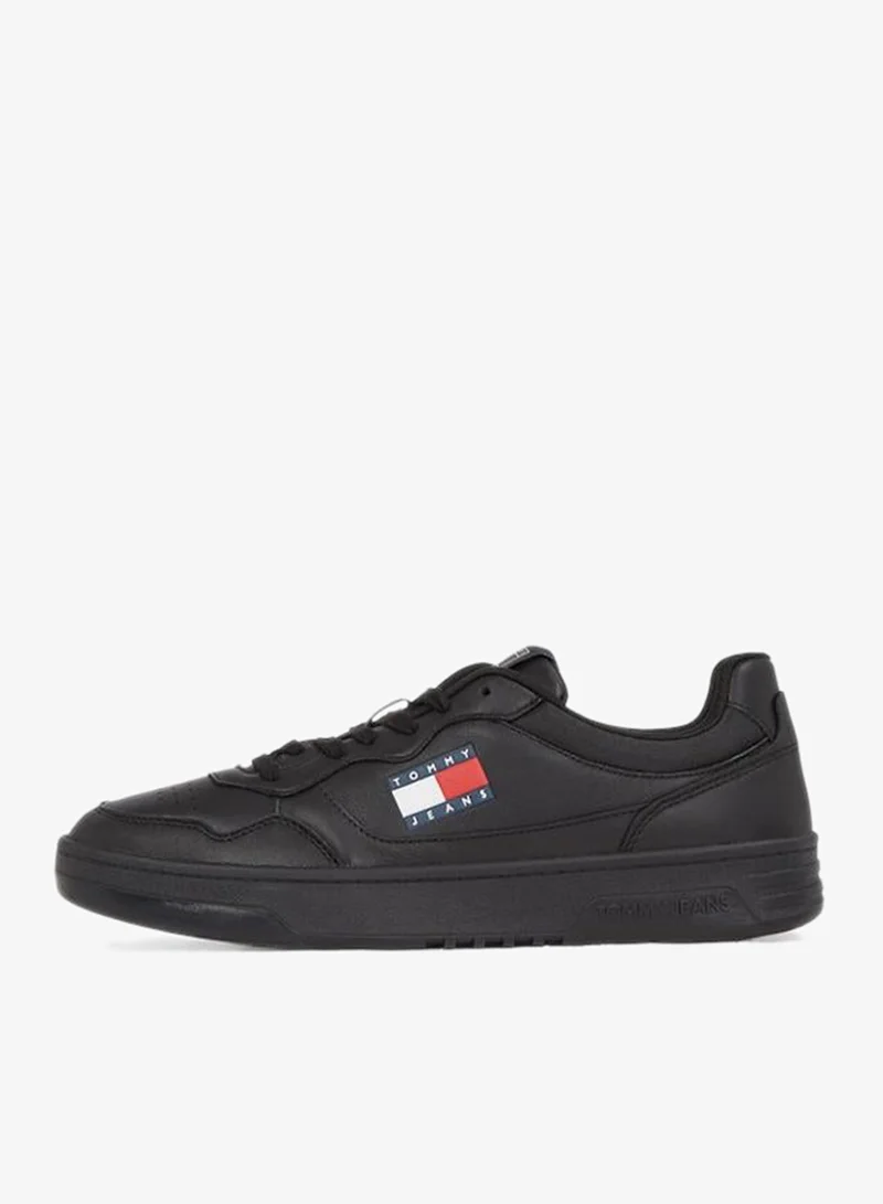 TOMMY JEANS LEATHER TRAINERS