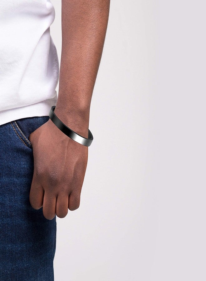 ميناز سوار ميناز كادا للرجال والأولاد (KADA M103) (أسود) (مقاس حر) - Image 2