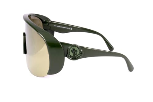 Moncler PHANTHOM ML0202 Shiny Dark Green/Brown 0/0/125 unisex Sunglasses - Image 3