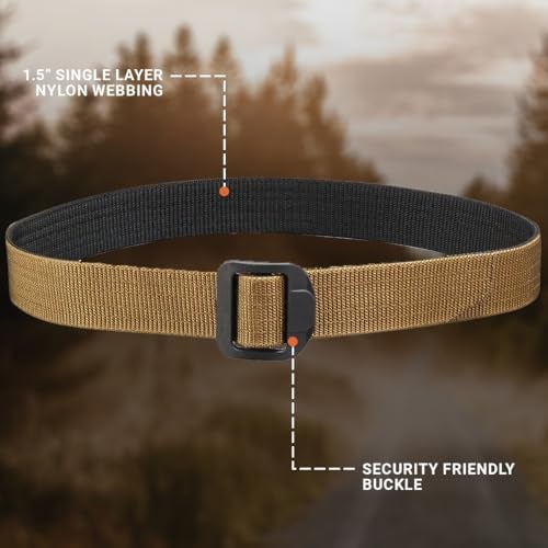 Propper Mens 180 Reversible Tactical Belt, Coyote/Black, Medium US - Image 2