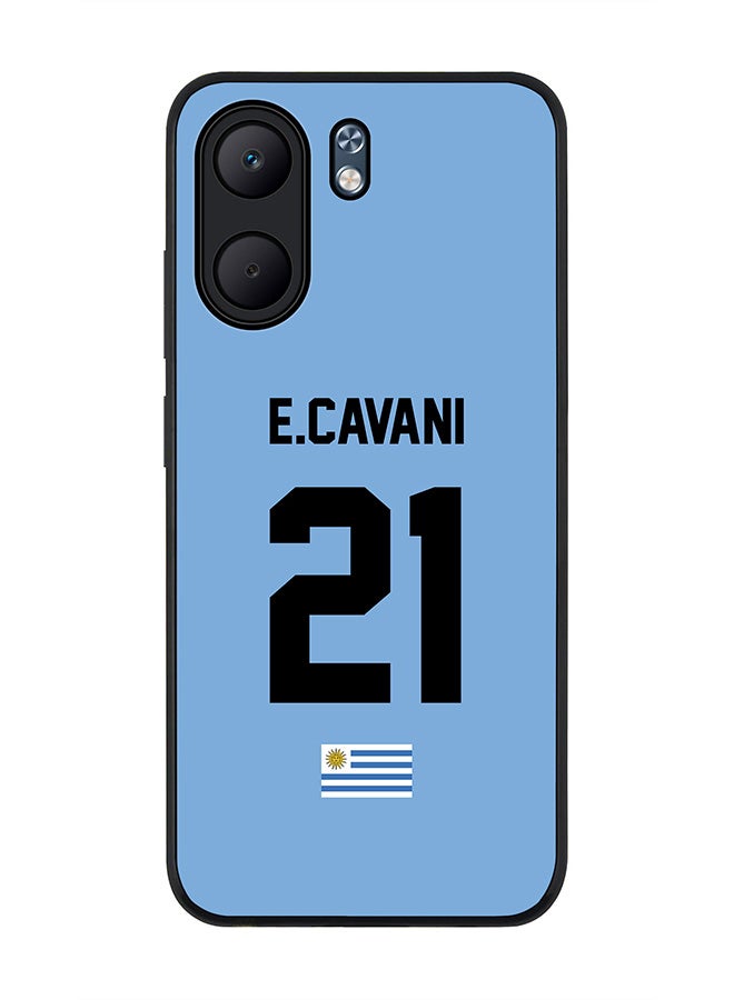 Stylizedd For Oppo A5x 5G / A5x 4G Case,Slim fit Camera Protection, Shockproof Thin Phone cover  - Football - Uruguay ,  E.Cavani