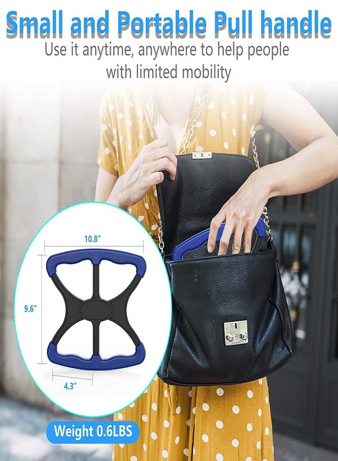 Restokki Lift Assists Standing Aid-Handicap Bar with No-Slip Grip Handles, Portable Lift Aid for Handicapped, Blue with Rubber Grip Handicap Bar Lift Aid to Transfer Elderly Senior Bariatric - Image 2