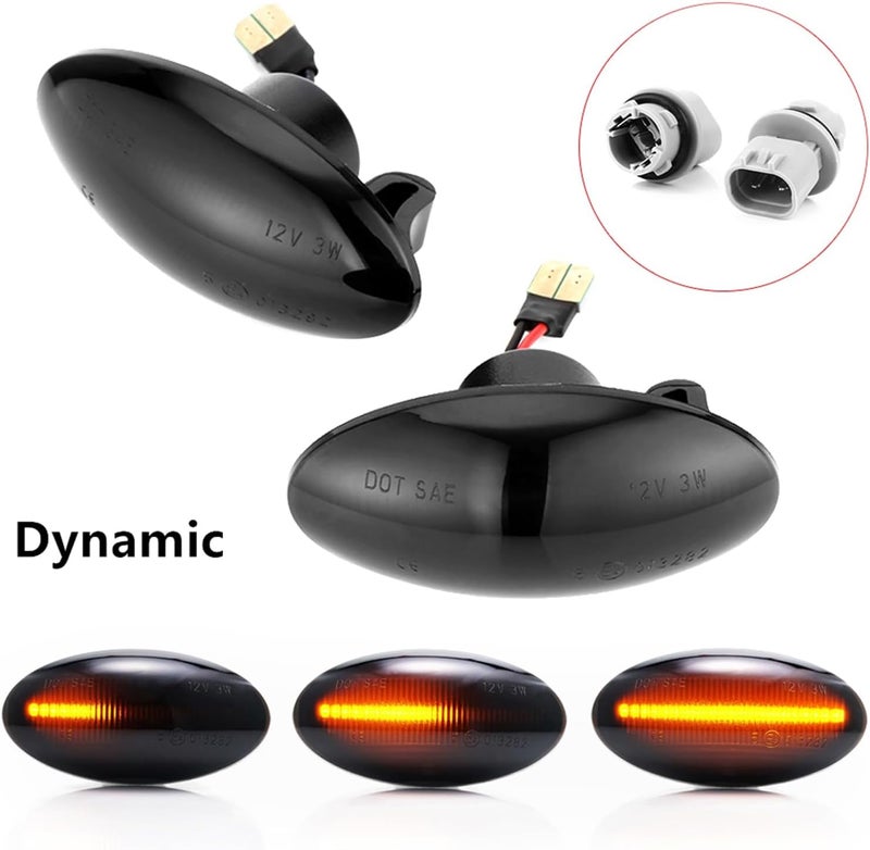 QASULER Dynamic Side Marker Turn Signal Light - Image 3