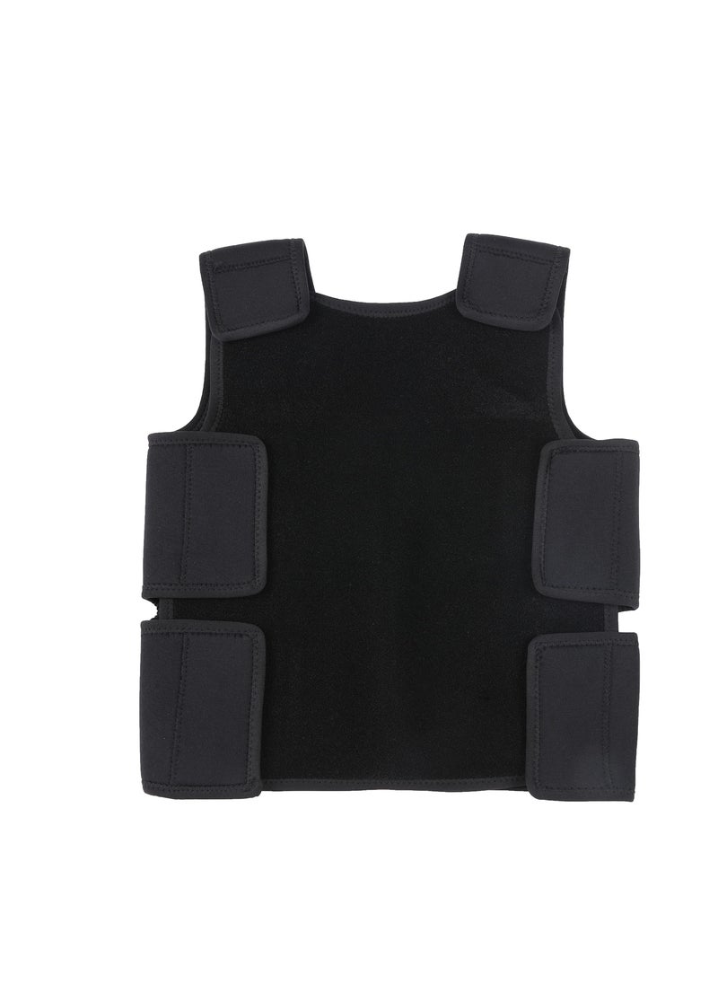 SYOSI Sensory Compression Vest for Kids, Deep Pressure Comfort for Autism, Hyperactivity, Weighted Vest for Sensory Needs, Mood Sensory Processing Disorder Vest Breathable, Form-Fitting, Kids - Black  - Image 4