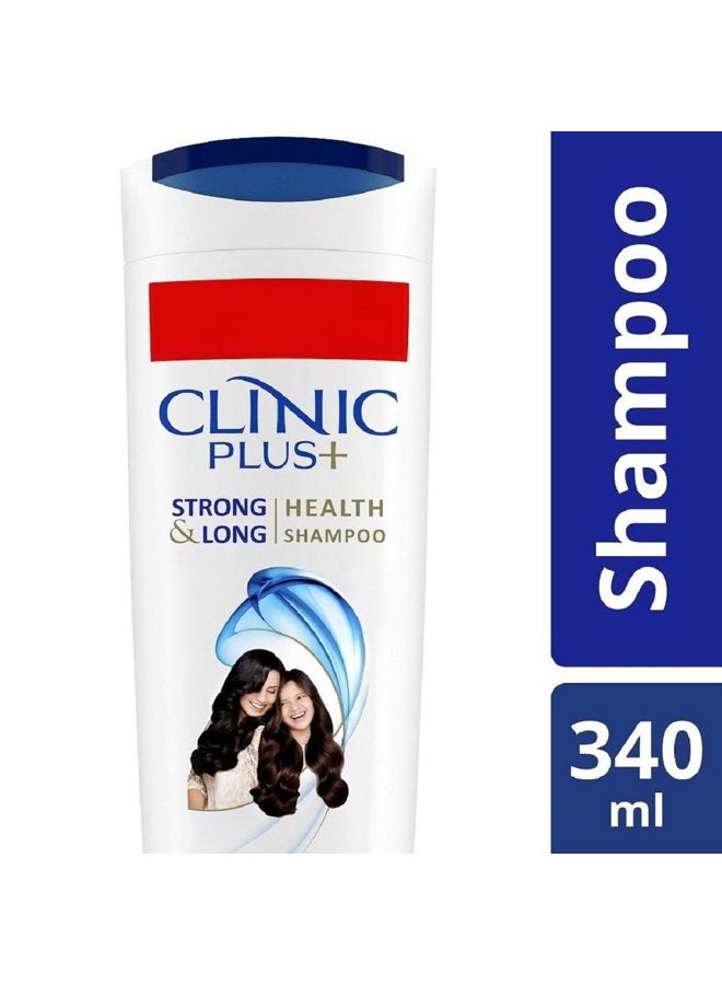 Clinic Plus شامبو صحي قوي وطويل، 340 مل - Image 2