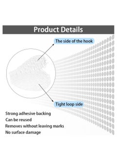 RATSAW Self Adhesive Dots, Tapes Sticky Back Coins Dots with Hook and Loop Velcro Round Pads 20mm Diameter Strong Waterproof Round Dot Dots with Adhesive for Home Office School 300Pcs 150 Pairs  - Image 3