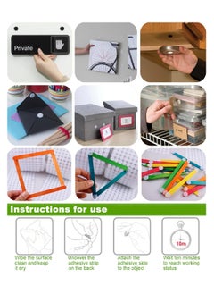 RATSAW Self Adhesive Dots, Tapes Sticky Back Coins Dots with Hook and Loop Velcro Round Pads 20mm Diameter Strong Waterproof Round Dot Dots with Adhesive for Home Office School 300Pcs 150 Pairs  - Image 2
