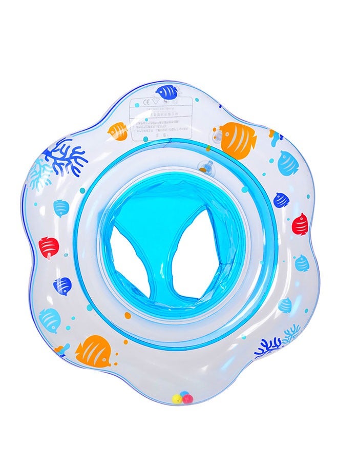 Baby Swimming Ring Floats with Safety Seat Children Waist Float Ring Double Baby Airbags Floating PVC Inflatable for 6-24 months - Image 1