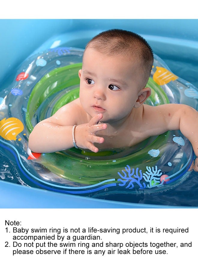 Baby Swimming Ring Floats with Safety Seat Children Waist Float Ring Double Baby Airbags Floating PVC Inflatable for 6-24 months - Image 4