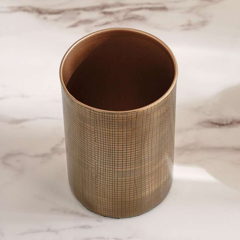 Pan Home Norwell Metal Tumbler 7.5x7.5x11.5cm -Antique gold - 211BHA9900081 - Image 2