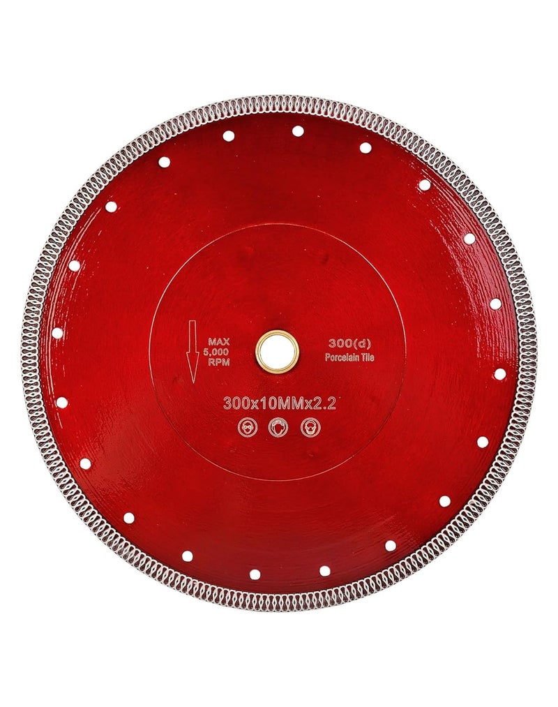Casaverde 12" Turbo Diamond Blade with 1"-20mm Arbor for Granite,Marble,Brick,Masonry,Paving Flag,Concrete - Image 1