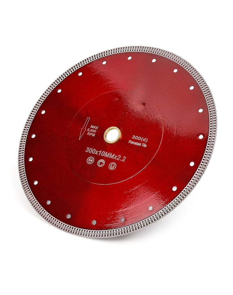 Casaverde 12" Turbo Diamond Blade with 1"-20mm Arbor for Granite,Marble,Brick,Masonry,Paving Flag,Concrete - Image 3