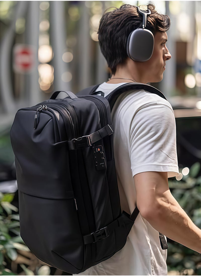 Skycare Skycare 60L Business Travel Waterproof Backpack, Multi-functional Large Capacity Expandable Computer Bag for Handheld or Shoulder Carry  - Image 5