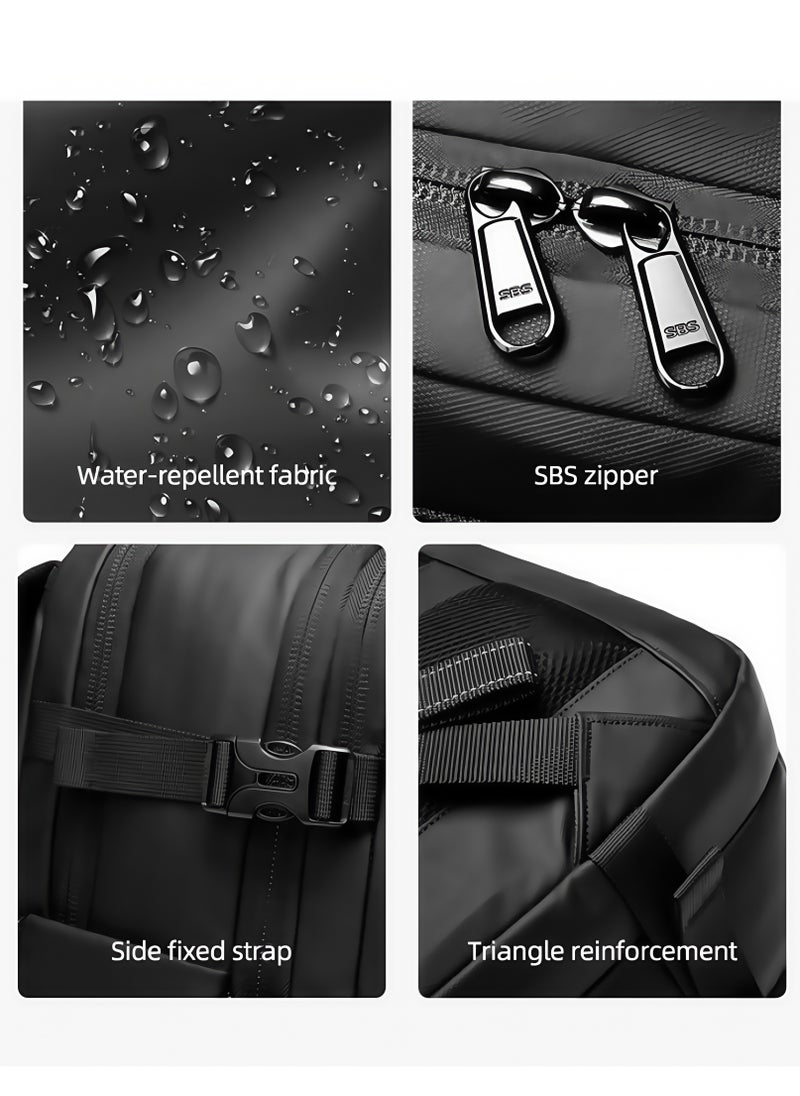 Skycare - Skycare 60L Business Travel Waterproof Backpack, Multi-functional Large Capacity Expandable Computer Bag for Handheld or Shoulder Carry - Image 1