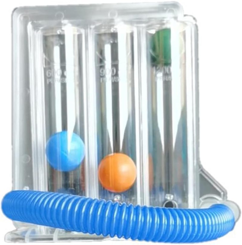 klarako Deep Breathing Lung Exerciser 3 Chamber Volumetric Three Ball Capacity Breathing Trainer for Middle Aged Breathing Pranayama Lungs Exerciser - Image 5