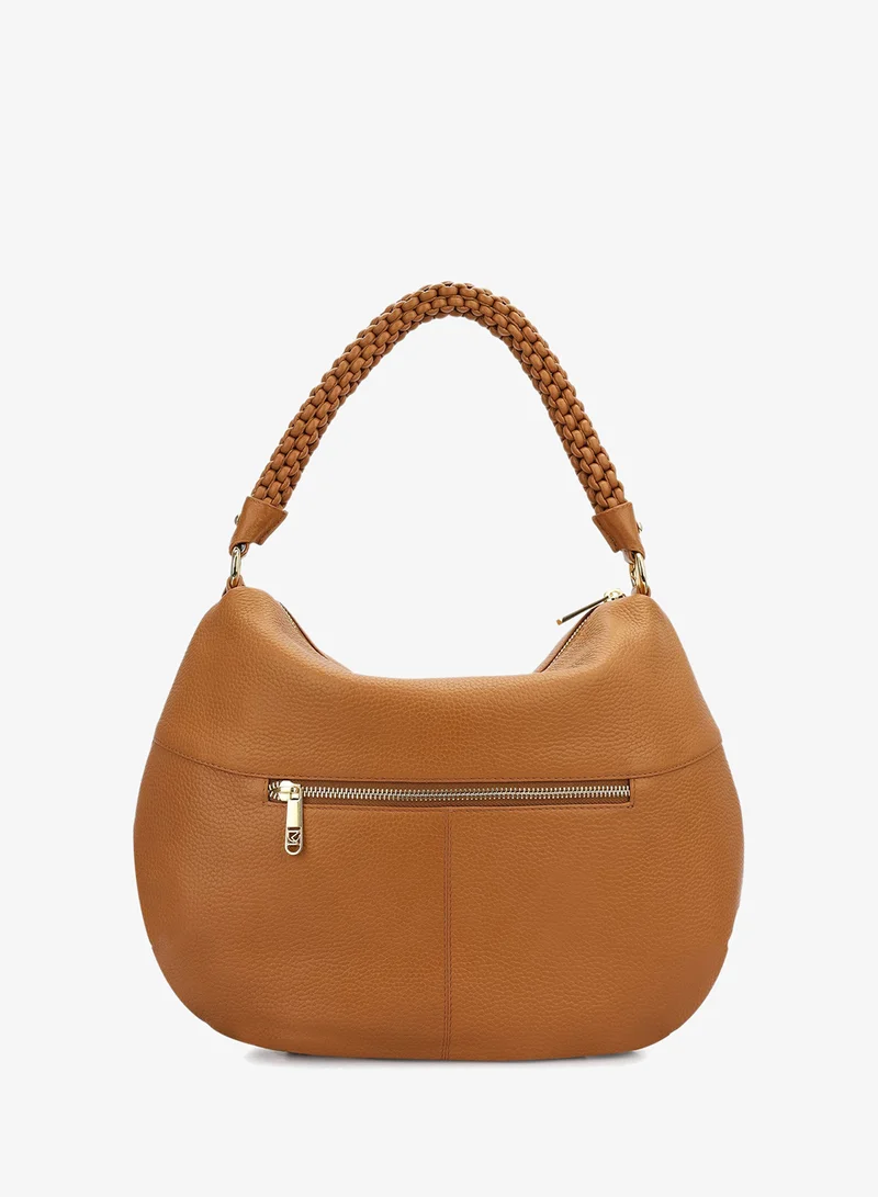 Da Milano Caramel Willow Hobo Bag (M) for Women | Best Price UAE