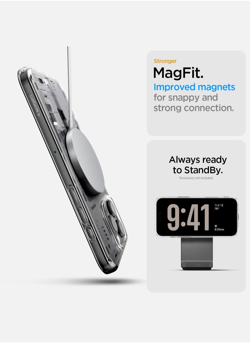 Spigen - Ultra Hybrid MagFit for iPhone 16 Pro Case Cover with MagSafe (2024) Neo One - Image 1