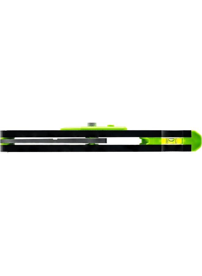 Generic Britton Square 7''-Black/Green- Aluminum, Rafter Square  - Image 4