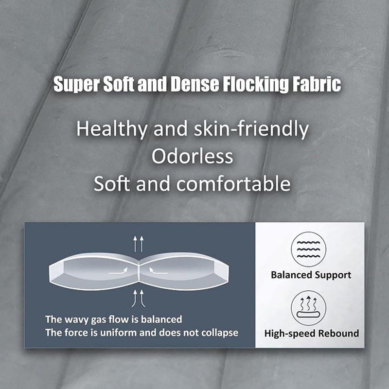 Car Air Bed for Kia Soul Seltos NIRO Sportage EV6 EV9 Sorento Telluride Carnival,Portable Air Mattress Thicker Bed Mattress Travel Inflatable Mattress Travel Camping Air Cushion Accessories - Image 5