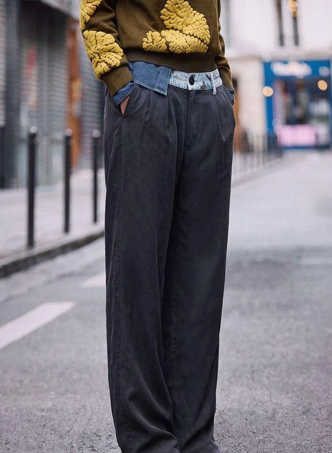 Desigual Lyocell tailoring trousers