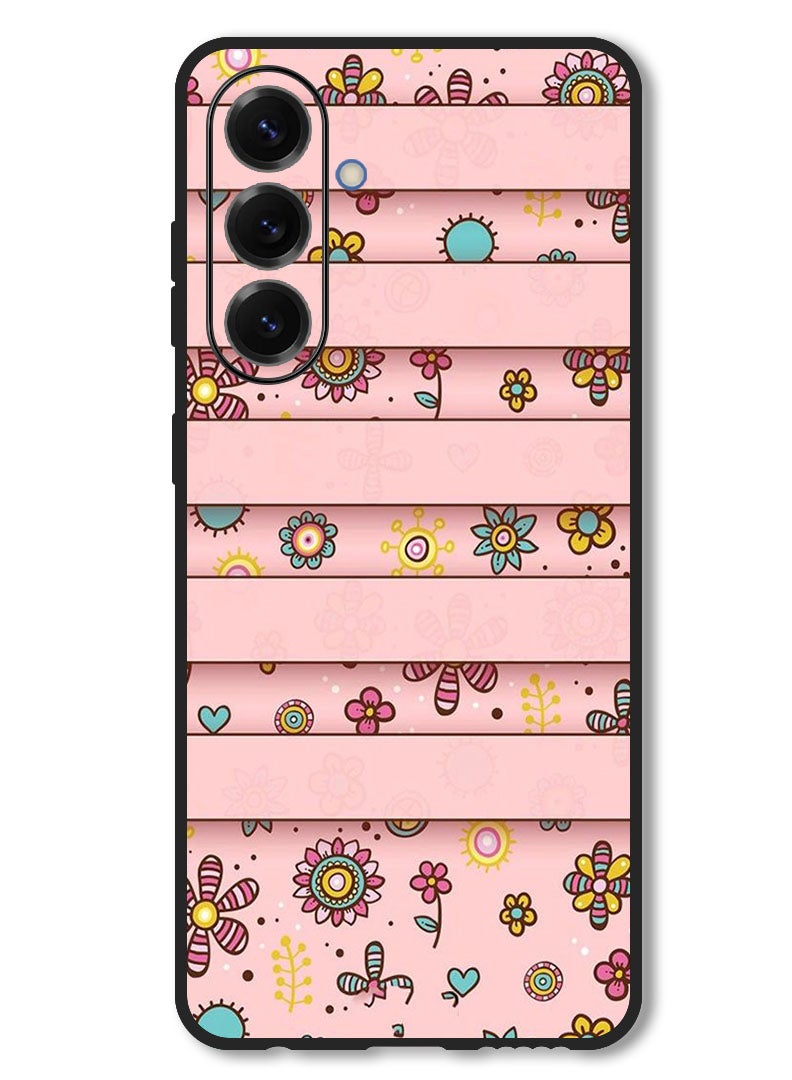 Theodor Case Compatible with Vivo V50 Protection Shockproof Bumper Cover Small Flowers - Image 1