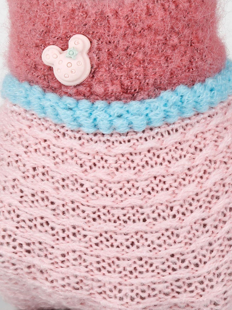 FabSeasons Acrylic Woolen Winter Gloves for Girls & Boys, fits for 3-6 years - Image 4